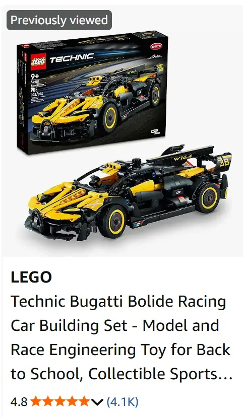 Lego Bugatti.