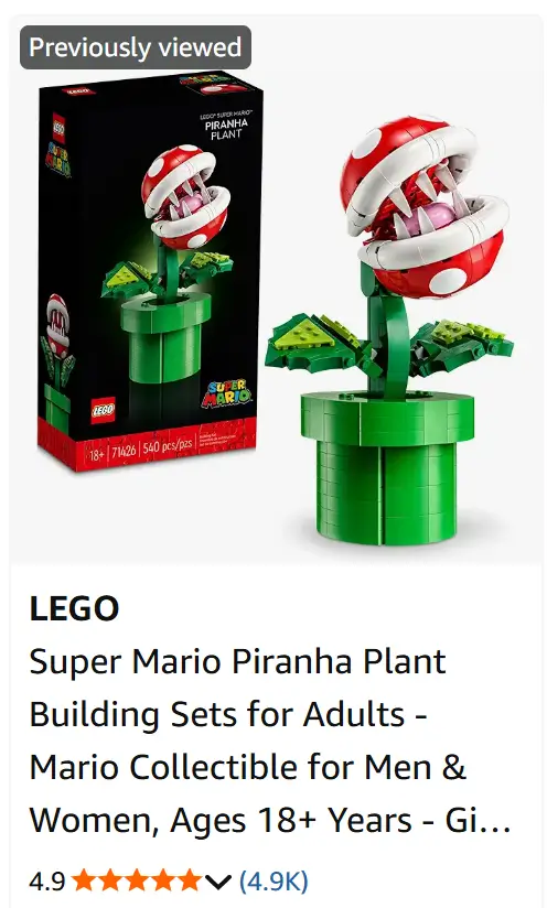 Lego Mario Piranha plant.