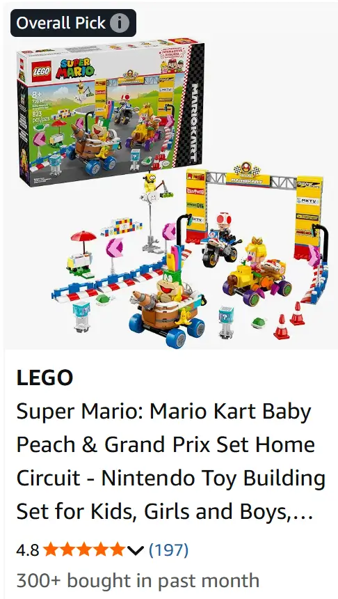 Lego Mario Baby Peach.