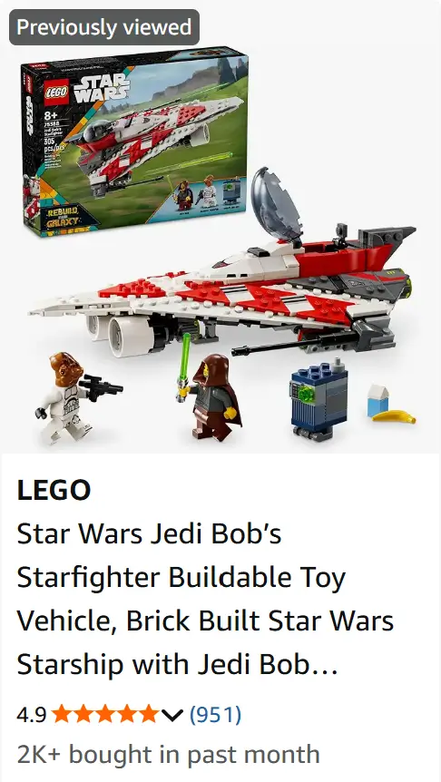 Lego Star Wars Jedi Bob.