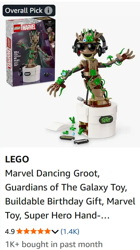 Lego Marvel Groot.