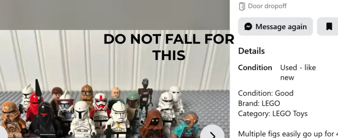 Beware of the new Lego Scam Invading Facebook Marketplace