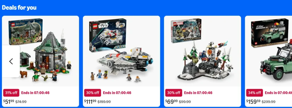 Lego star wars deals on amazon day.
