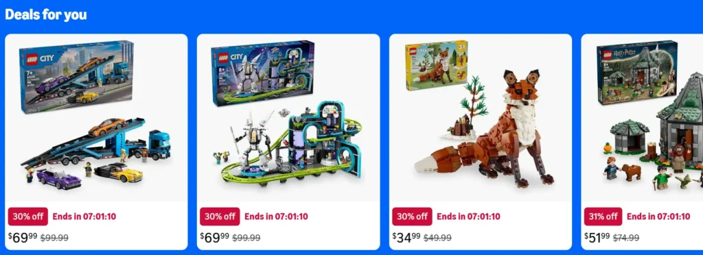 Lego deals to be had.