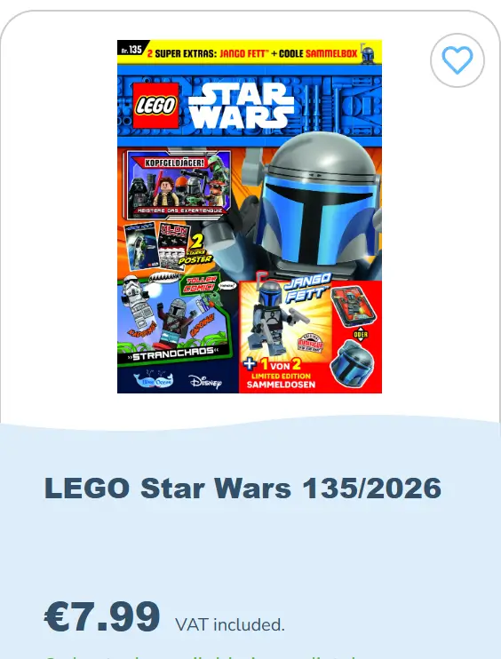 Lego star wars magazine.