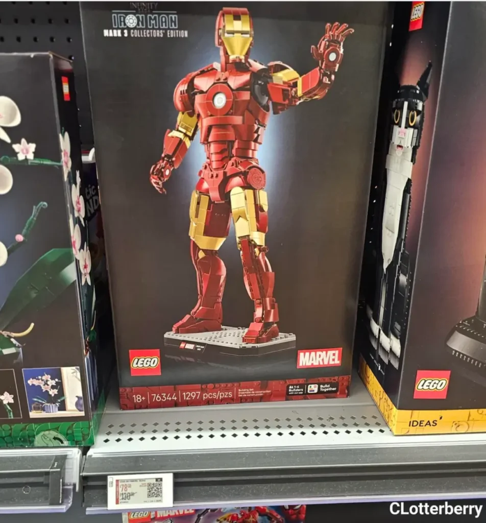 Lego iron man.
