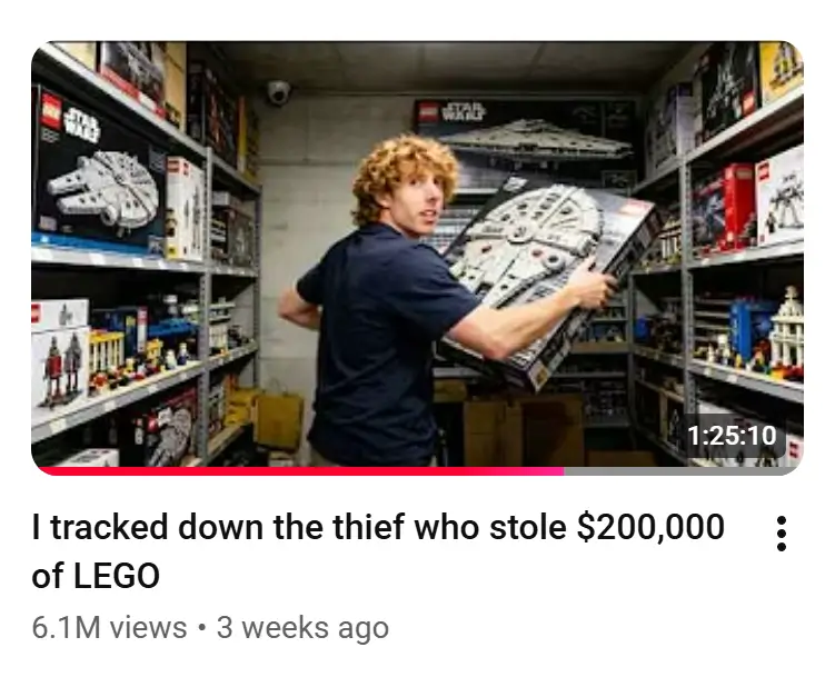 Reckless Ben first Lego Star Wars Video.