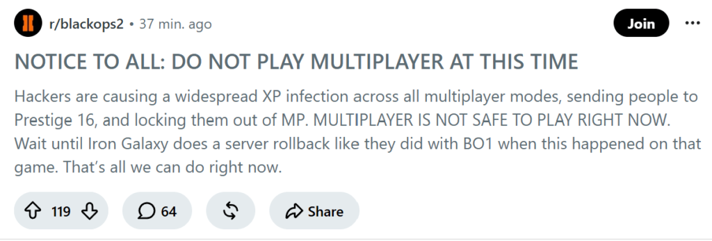 Hackers are out right now.