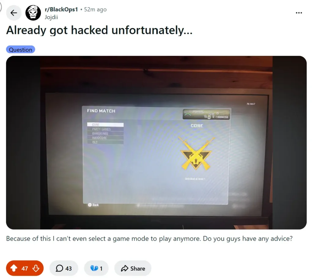 Black Ops 1 hack.