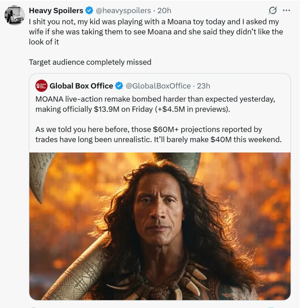 Viral Moana tweet.
