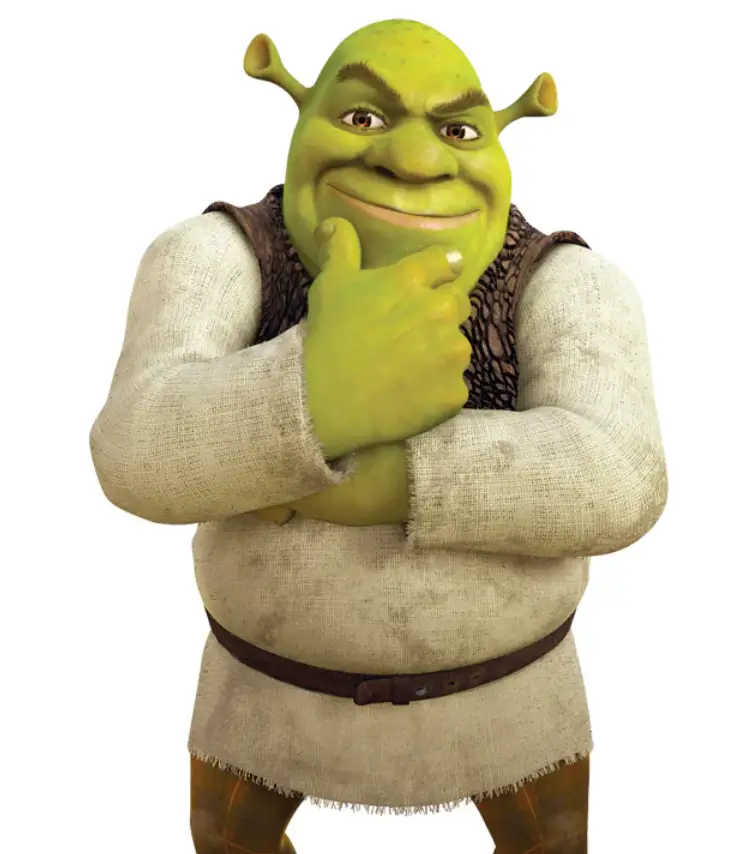Shrek legs.