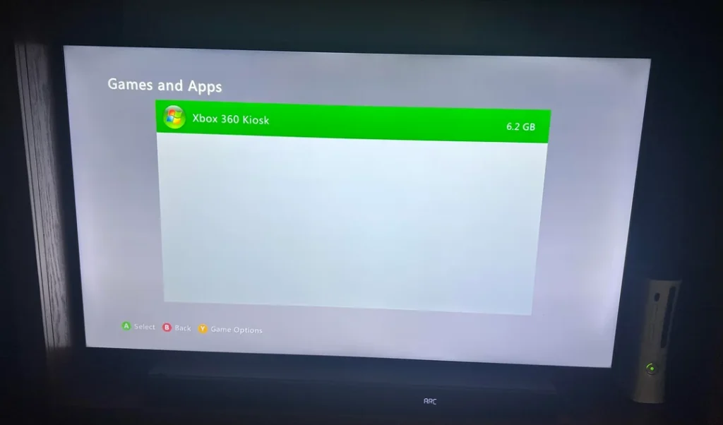 Xbox 360 kiosk harddrive.