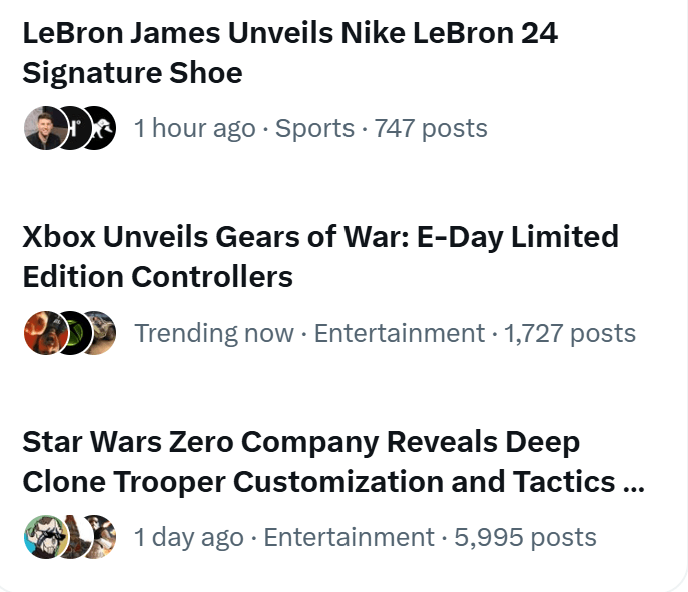 Star Wars Zero Company trending.
