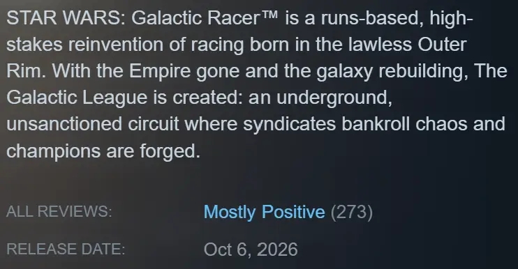 74 percent rating on steam.