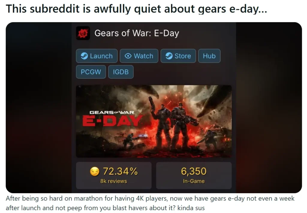 Gears of War is a flop.